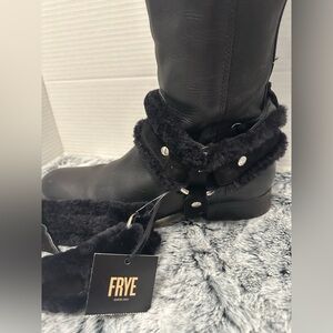 Frye Western Removable Shearing Boot Harness Accessory Black NWT!! 👢SZ XL